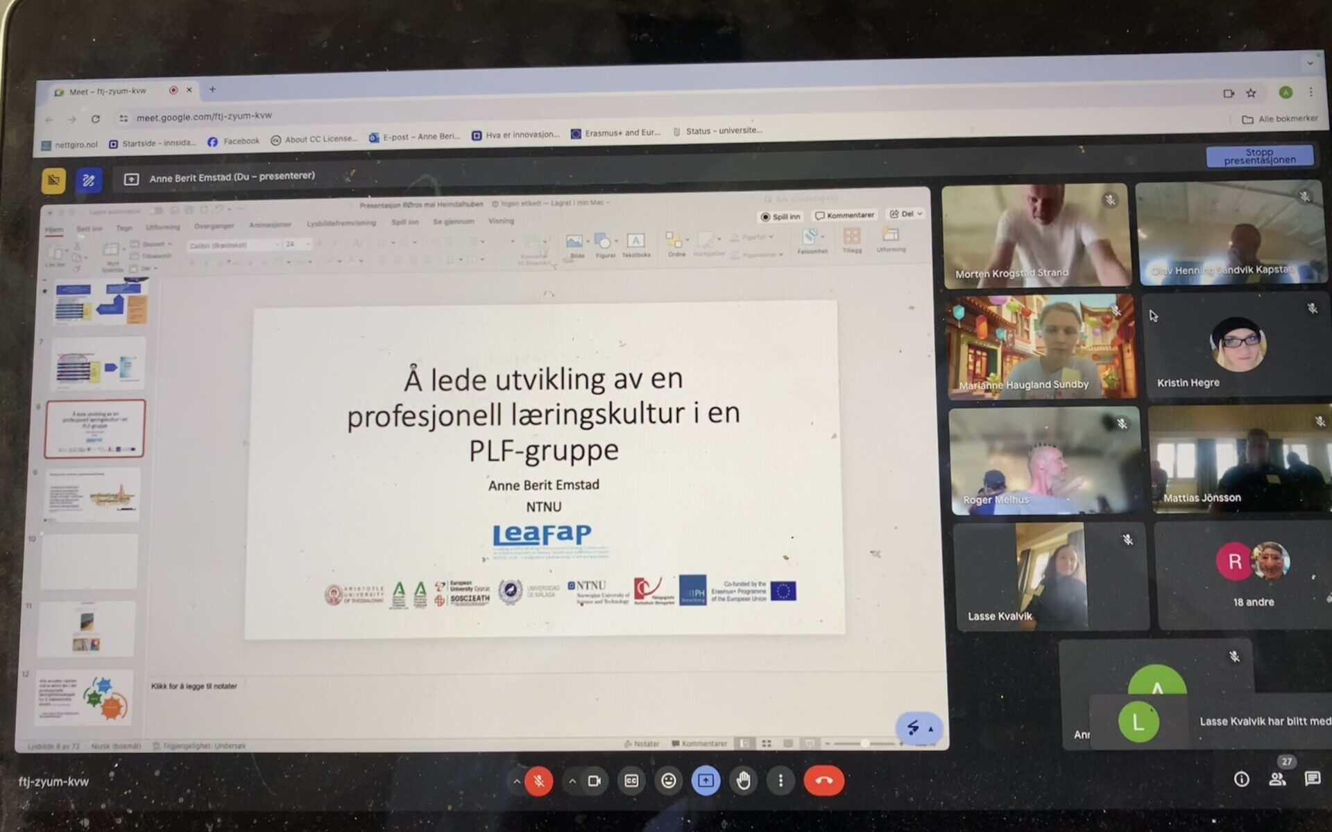 Webinar in Norway: Highlights from the LeaFaP Erasmus+ Project 🇳🇴